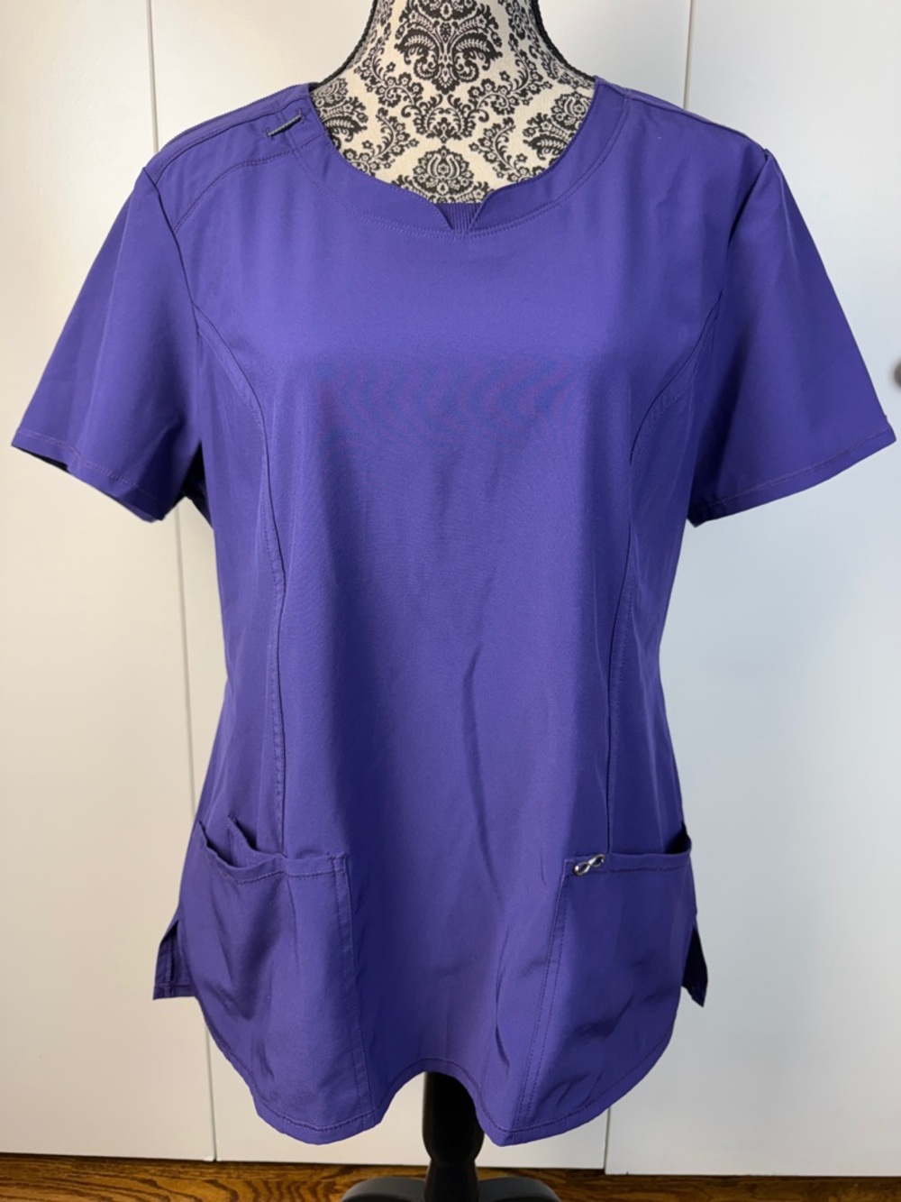 Cherokee Women's V-Neck Purple scrub top